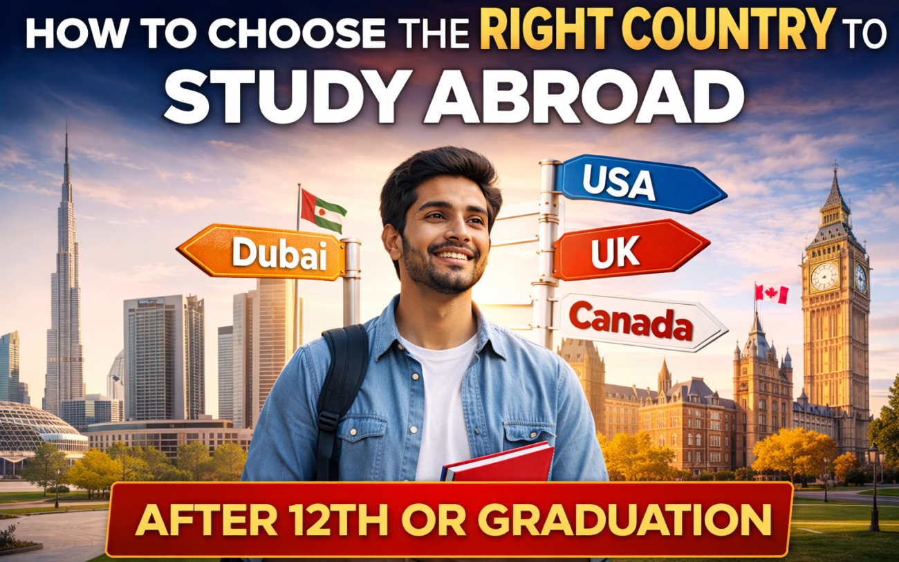 How to Choose the Right Country for Higher Studies After 12th or Graduation