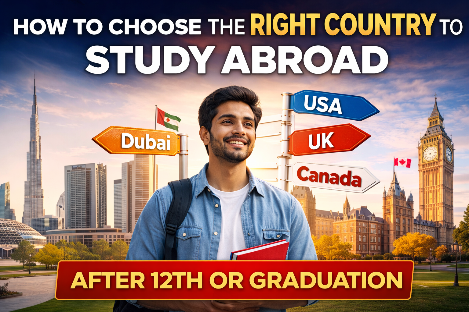 How to Choose the Right Country for Higher Studies After 12th or Graduation